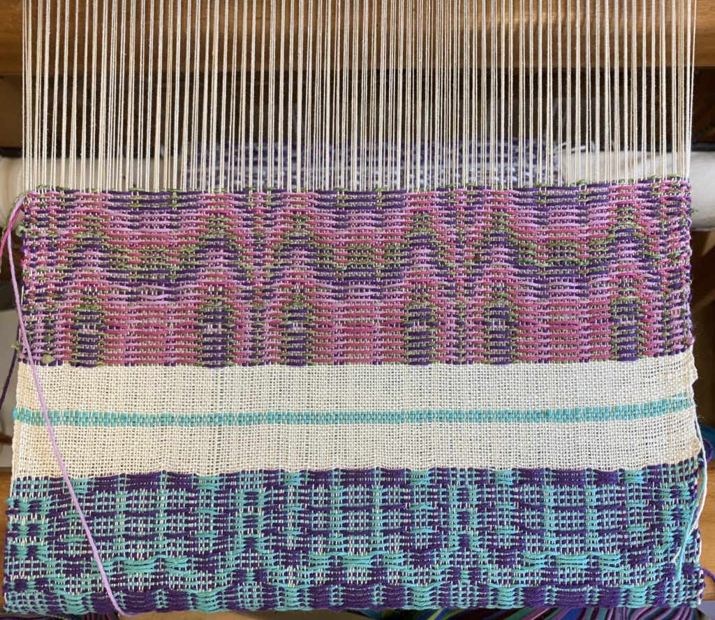 Whidbey Weavers Guild Overshot Class Flame Point Treadling